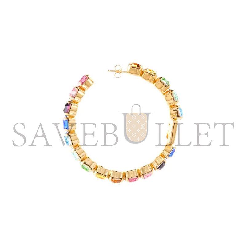 d01ce&Gab*a*a dg logo rhinestone hoop earrings weo6c2w111187579